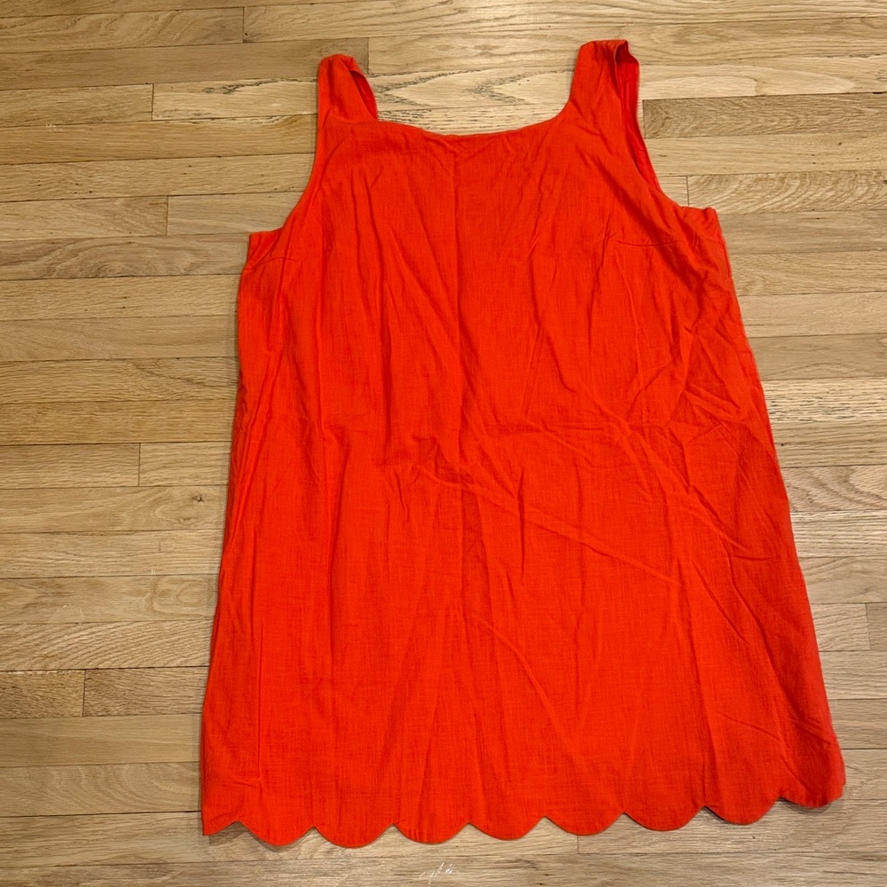 Kate Spade Orange Sleeveless Dress